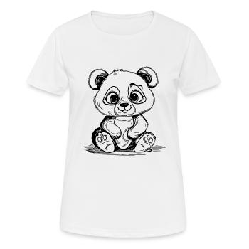 Cuddly Cute Cuddly Toy Kids Bears - Women's Breathable T-Shirt - white - Front - AI Model Female 172 dark (172cm)