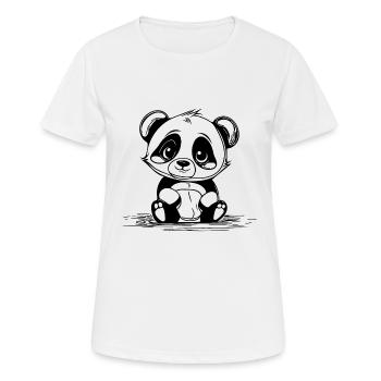 Cuddly Kids Bears Cute Cuddly Toy - Women's Breathable T-Shirt - white - Front - AI Model Female 172 dark (172cm)