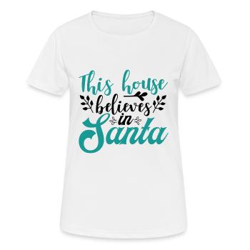 This house - Women's Breathable T-Shirt - white - Front - AI Model Female 172 dark (172cm)