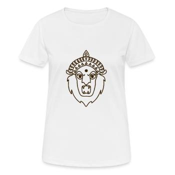 Narasimha Avatar - T-shirt respirant Femme - blanc - Devant - AI Model Female 172 dark (172cm)
