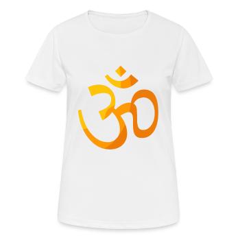 goa om - Women's Breathable T-Shirt - white - Front - AI Model Female 172 dark (172cm)