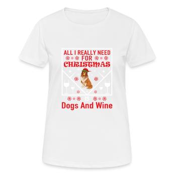 Ugly Christmas - Frauen T-Shirt atmungsaktiv - Weiß - Vorne - AI Model Female 172 dark (172cm)