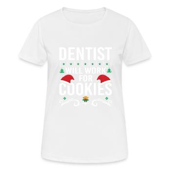 Ugly Christmas - Frauen T-Shirt atmungsaktiv - Weiß - Vorne - AI Model Female 172 dark (172cm)