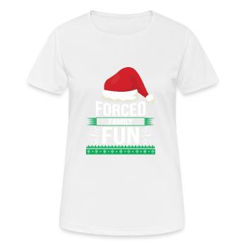 Ugly Christmas - Frauen T-Shirt atmungsaktiv - Weiß - Vorne - AI Model Female 172 dark (172cm)