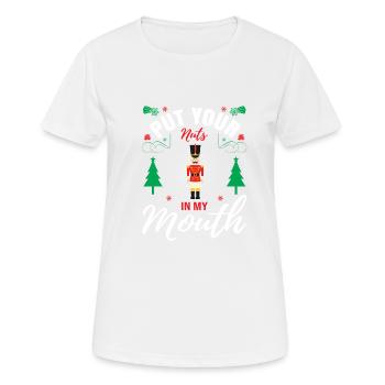 Ugly Christmas - Frauen T-Shirt atmungsaktiv - Weiß - Vorne - AI Model Female 172 dark (172cm)