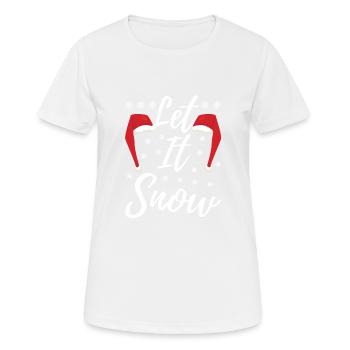 Ugly Christmas - Frauen T-Shirt atmungsaktiv - Weiß - Vorne - AI Model Female 172 dark (172cm)