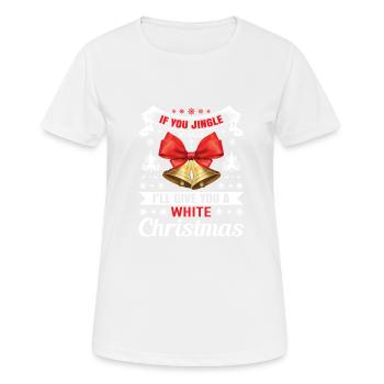 Ugly Christmas - Frauen T-Shirt atmungsaktiv - Weiß - Vorne - AI Model Female 172 dark (172cm)
