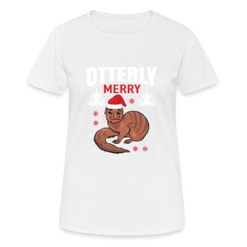 Ugly Christmas - Frauen T-Shirt atmungsaktiv - Weiß - Vorne - AI Model Female 172 dark (172cm)