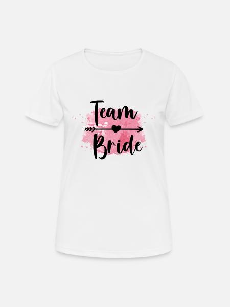 Chemises Team Bride - T-shirt respirant Femme - blanc