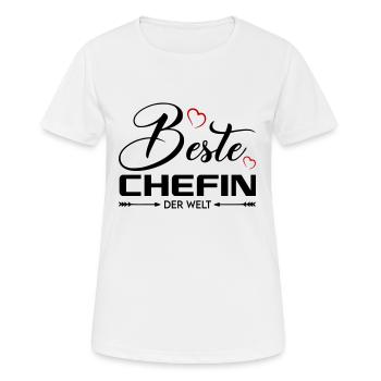 Beste Chefin Boss Arbeitgeberin Frauen - Frauen T-Shirt atmungsaktiv - Weiß - Vorne - AI Model Female 172 dark (172cm)