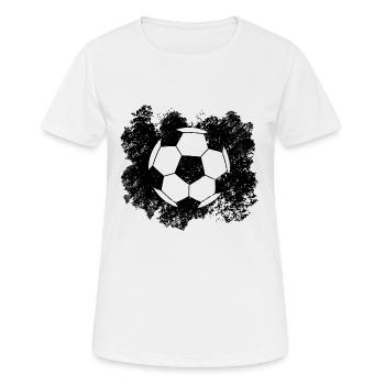Football - Soccer / Club Sports / Club - Women's Breathable T-Shirt - white - Front - AI Model Female 172 dark (172cm)