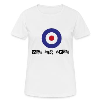 Who are you? - Frauen T-Shirt atmungsaktiv - Weiß - Vorne - AI Model Female 172 dark (172cm)