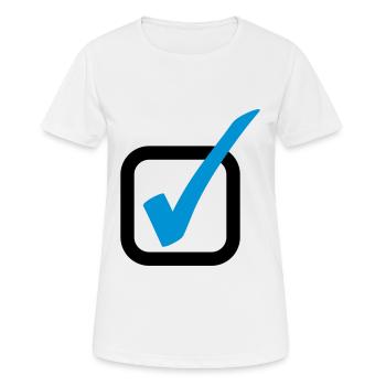 Tick - Women's Breathable T-Shirt - white - Front - AI Model Female 172 dark (172cm)