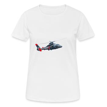 dauphin marine - Frauen T-Shirt atmungsaktiv - Weiß - Vorne - AI Model Female 172 dark (172cm)