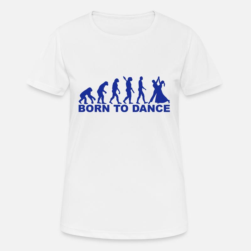 Evolution Danser - T-shirt respirant Femme - blanc