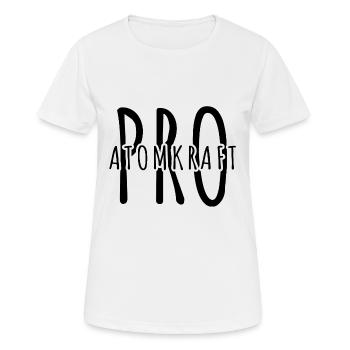 Pro Atomkraft - Kernenergie in Europa - Frauen T-Shirt atmungsaktiv - Weiß - Vorne - AI Model Female 172 dark (172cm)