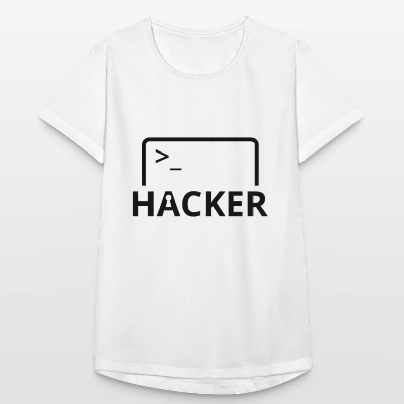 Hacker programmeur informatique T-shirt respirant Femme