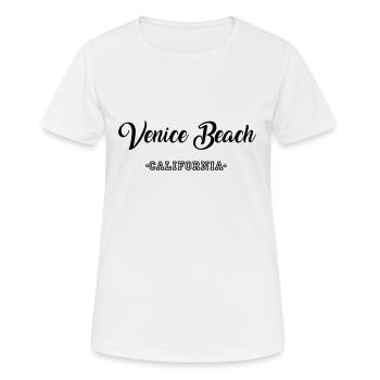 Venice Beach! Proverbes cadeau - T-shirt respirant Femme - blanc - Devant - AI Model Female 172 dark (172cm)