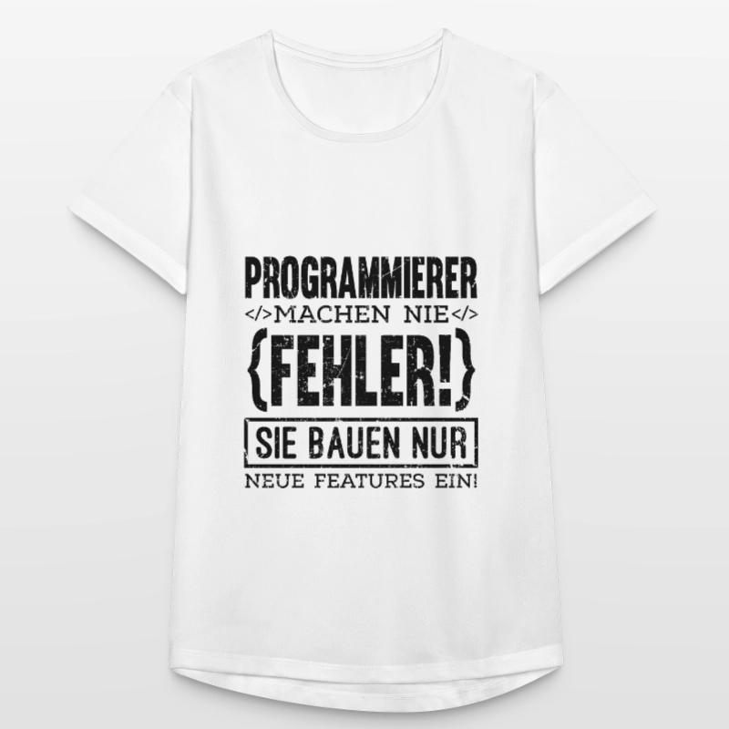 Programmierer machen nie Fehler Computer Nerd PC G Frauen T-Shirt atmungsaktiv