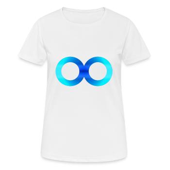Huit Infini 5 - T-shirt respirant Femme - blanc - Devant - AI Model Female 172 dark (172cm)