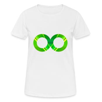 Huit Infini 7 - T-shirt respirant Femme - blanc - Devant - AI Model Female 172 dark (172cm)