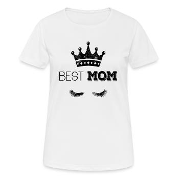 Best Mom ever Beste Mutter Mama Mami Mother - Frauen T-Shirt atmungsaktiv - Weiß - Vorne - AI Model Female 172 dark (172cm)