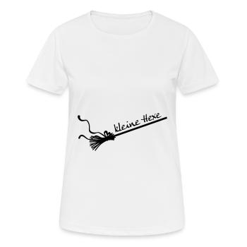 Kleine Hexe Besen - Frauen T-Shirt atmungsaktiv - Weiß - Vorne - AI Model Female 172 dark (172cm)