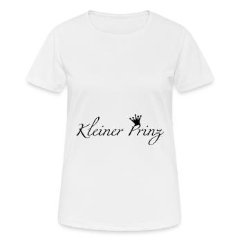 Kleiner Prinz mit Krone - Frauen T-Shirt atmungsaktiv - Weiß - Vorne - AI Model Female 172 dark (172cm)