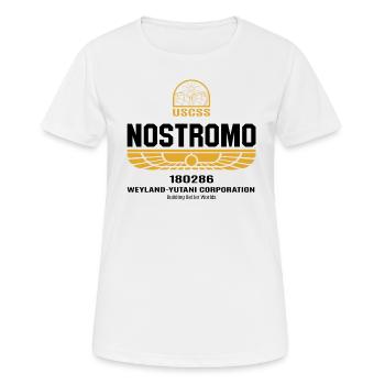 Uscss Nostromo 180286 - Women's Breathable T-Shirt - white - Front - AI Model Female 172 dark (172cm)