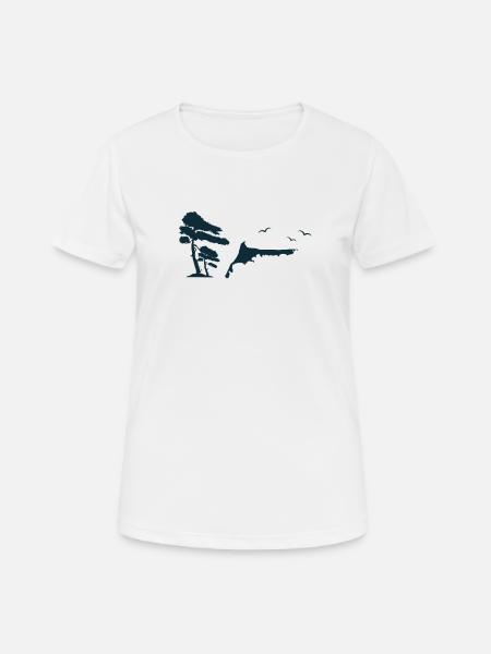Fischland Darss Ostseeküste Geschenk - Frauen T-Shirt atmungsaktiv - Weiß