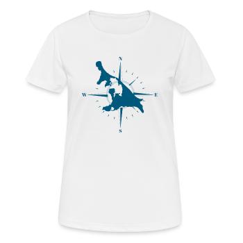 Usedom gift - Women's Breathable T-Shirt - white - Front - AI Model Female 172 dark (172cm)