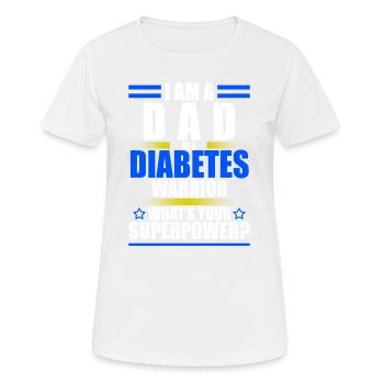 Pompe de guérison cadeau d'anniversaire par injection Oh - T-shirt respirant Femme - blanc - Devant - AI Model Female 172 dark (172cm)