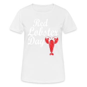 Lobster,Hummer,Unterwasser Krebs,Languste - Frauen T-Shirt atmungsaktiv - Weiß - Vorne - AI Model Female 172 dark (172cm)