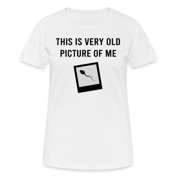 Mème drôle - T-shirt respirant Femme - blanc - Devant - AI Model Female 172 dark (172cm)