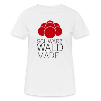 schwarzwaldmädel schwarzwald schwarzwaldmarie - Frauen T-Shirt atmungsaktiv - Weiß - Vorne - AI Model Female 172 dark (172cm)