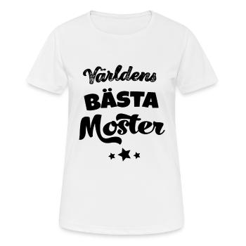 Beste Tante der Welt Tante Schweden Schwedisch - Frauen T-Shirt atmungsaktiv - Weiß - Vorne - AI Model Female 172 dark (172cm)