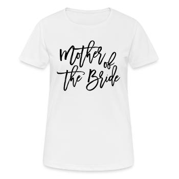 Mère de la mariée - T-shirt respirant Femme - blanc - Devant - AI Model Female 172 dark (172cm)