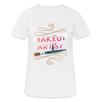 Maquillage Beauté Maquillage Rouge à lèvres Cosmétiques - T-shirt respirant Femme - blanc - Devant - AI Model Female 172 dark (172cm)