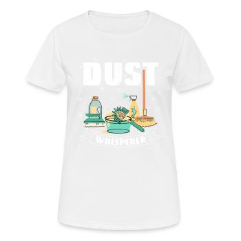 Reinigung Haushalt Putzfrau Hausfrau Geschenk - Frauen T-Shirt atmungsaktiv - Weiß - Vorne - AI Model Female 172 dark (172cm)