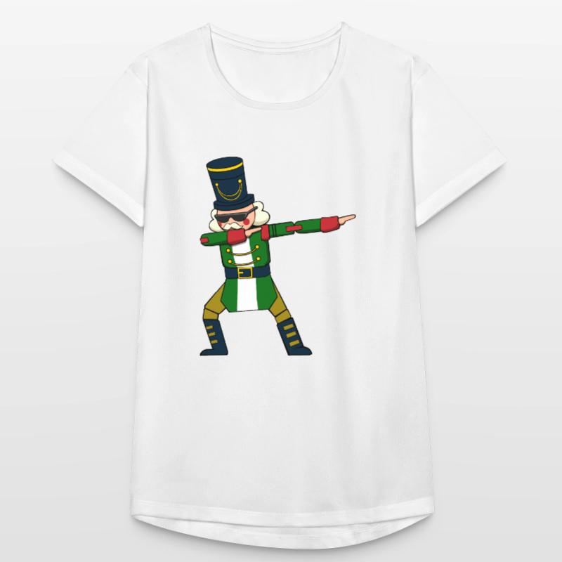 Pull de Noël Dabbing Nutcracker Figure T-shirt respirant Femme