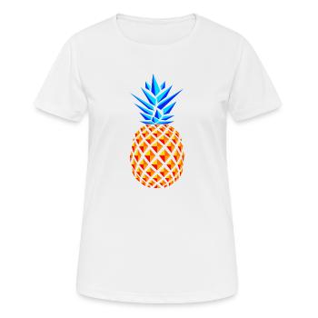 TREND PINEAPPLES - Women's Breathable T-Shirt - white - Front - AI Model Female 172 dark (172cm)