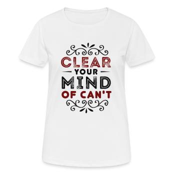 État d' - T-shirt respirant Femme - blanc - Devant - AI Model Female 172 dark (172cm)