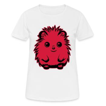 Igel Niedlich Süß Baby - Frauen T-Shirt atmungsaktiv - Weiß - Vorne - AI Model Female 172 dark (172cm)