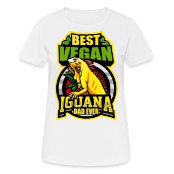Iguane - T-shirt respirant Femme - blanc - Devant - AI Model Female 172 dark (172cm)