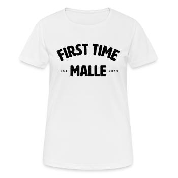 First Time Malle 2019 Mallorca - Women's Breathable T-Shirt - white - Front - AI Model Female 172 dark (172cm)