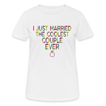 Cool Couple Ever - Women's Breathable T-Shirt - white - Front - AI Model Female 172 dark (172cm)