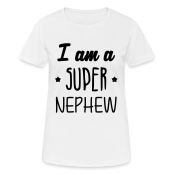 Niece Nephew Nichte Neffe Nièce Neveu Baby - Women's Breathable T-Shirt - white - Front - AI Model Female 172 dark (172cm)