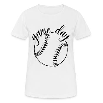 JOUR DE JEU - T-shirt respirant Femme - blanc - Devant - AI Model Female 172 dark (172cm)