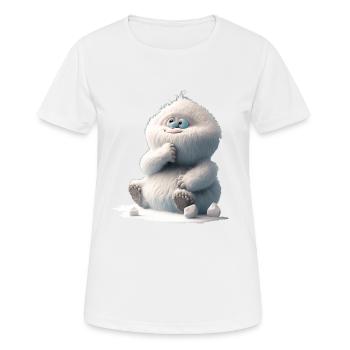 Baby yeti - Women's Breathable T-Shirt - white - Front - AI Model Female 172 dark (172cm)