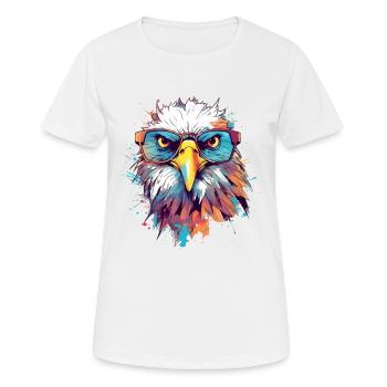 Basilikum der Adler - Frauen T-Shirt atmungsaktiv - Weiß - Vorne - AI Model Female 172 dark (172cm)